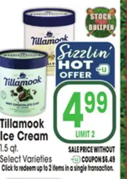 Jewel-Osco Tillamook Ice Cream offer
