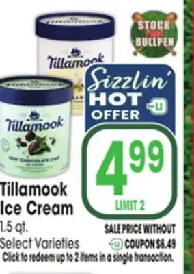 Jewel-Osco Tillamook Ice Cream offer