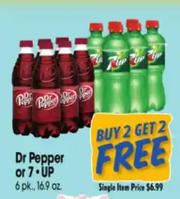 Jewel-Osco Dr Pepper or 7 • UP offer