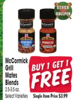Jewel-Osco McCormick Grill Mates Blends offer