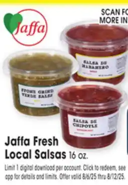 Jewel-Osco Jaffa Fresh Local Salsas offer
