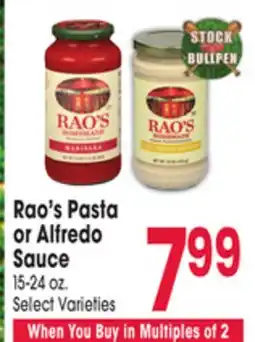 Jewel-Osco Rao's Pasta or Alfredo Sauce offer
