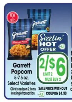 Jewel-Osco Garrett Popcorn offer