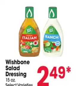 Jewel-Osco Wishbone Salad Dressing offer
