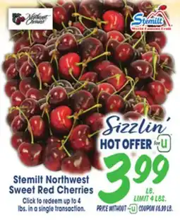 Jewel-Osco Stemilt Northwest Sweet Red Cherries offer