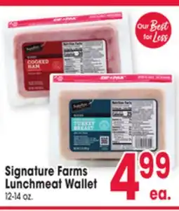 Jewel-Osco Signature Farms Lunchmeat Wallet offer