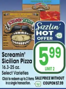 Jewel-Osco Screamin' Sicilian Pizza offer