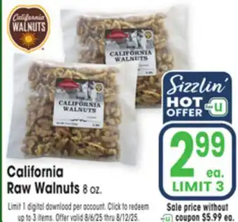 Jewel-Osco California Raw Walnuts offer