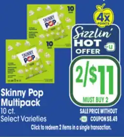 Jewel-Osco Skinny Pop Multipack offer