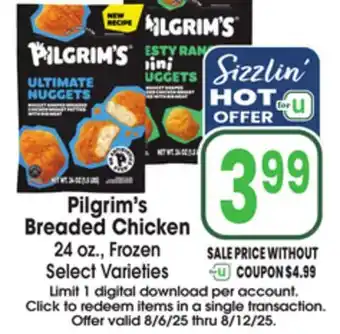 Jewel-Osco Pilgrim's Breaded Chicken offer