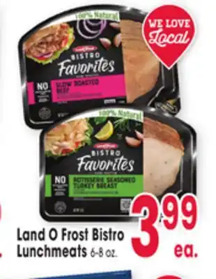 Jewel-Osco Land O Frost Bistro Lunchmeats offer