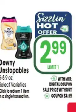 Jewel-Osco Downy Unstopables offer