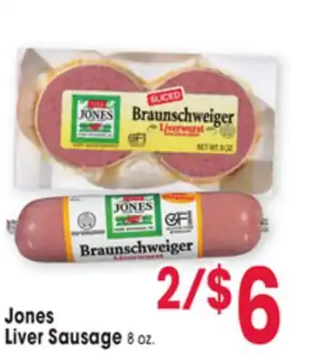 Jewel-Osco Jones Liver Sausage offer