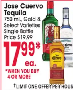 Jewel-Osco Jose Cuervo Tequila offer