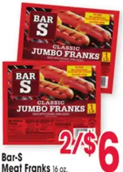Jewel-Osco Bar-S Meat Franks offer