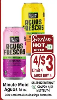 Jewel-Osco Minute Maid Aguas offer