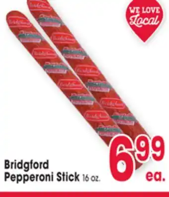 Jewel-Osco Bridgford Pepperoni Stick offer