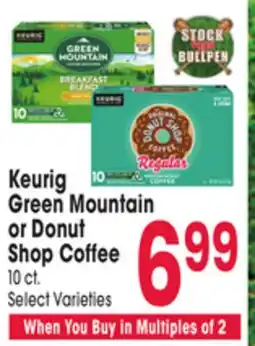 Jewel-Osco Keurig Green Mountain or Donut Shop Coffee offer