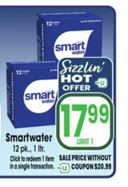 Jewel-Osco Smartwater offer