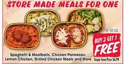 Jewel-Osco STORE MADE MEALS FOR ONE offer