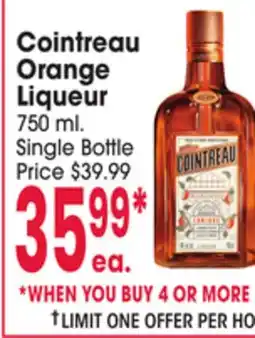 Jewel-Osco Cointreau Orange Liqueur offer