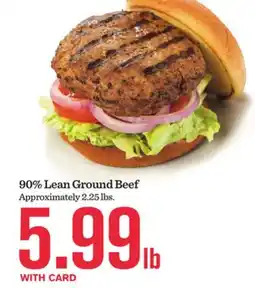Mariano's 90% Lean Ground Beef offer