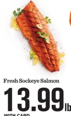 Mariano's Fresh Sockeye Salmon offer