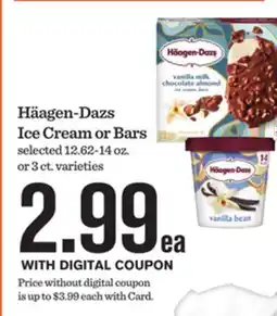 Mariano's Häagen-Dazs Ice Cream or Bars offer