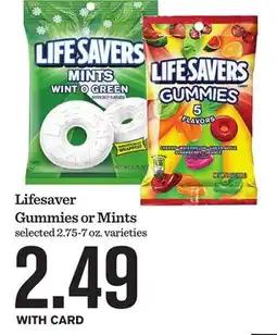 Mariano's Lifesaver Gummies or Mints offer