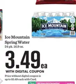 Mariano's Ice Mountain Spring Water offer