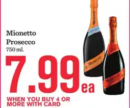Mariano's Mionetto Prosecco offer
