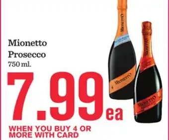 Mariano's Mionetto Prosecco offer
