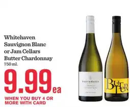Mariano's Whitehaven Sauvignon Blanc or Jam Cellars Butter Chardonnay offer