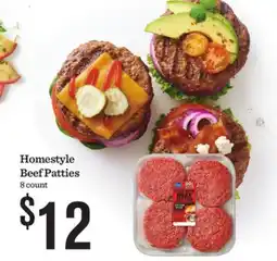 Mariano's Homestyle Beef Patties offer