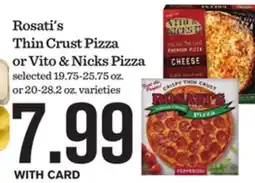 Mariano's Rosati's Thin Crust Pizza or Vita & Nicks Pizza offer