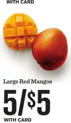 Mariano's Large Red Mangos offer