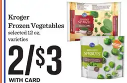 Mariano's Kroger Frozen Vegetables offer