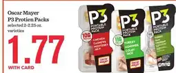 Mariano's Oscar Mayer P3 Protien Packs offer