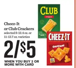 Mariano's Cheez-It or Club Crackers offer