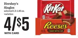 Mariano's Hershey's Singles offer