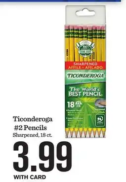 Mariano's Ticonderoga #2 Pencils offer