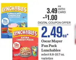 Mariano's Oscar Mayer Fun Pack Lunchables offer