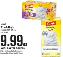 Mariano's Glad Trash Bags offer
