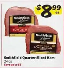 Winn Dixie Smithfield Quarter Sliced Ham offer