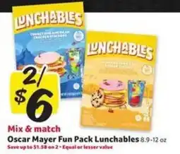 Winn Dixie Oscar Mayer Fun Pack Lunchables offer
