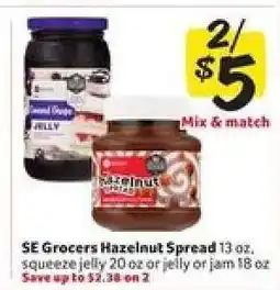 Winn Dixie SE Grocers Hazelnut Spread offer