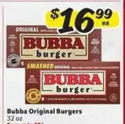 Winn Dixie Bubba Original Burgers offer