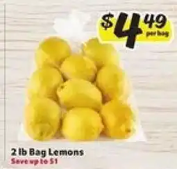 Winn Dixie 2 lb Bag Lemons offer