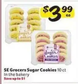 Winn Dixie SE Grocers Sugar Cookies offer