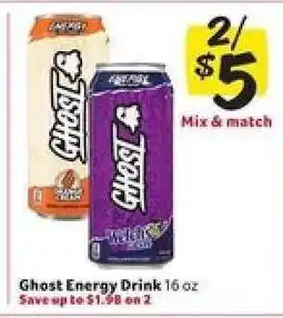 Winn Dixie Ghost Energy Drink offer